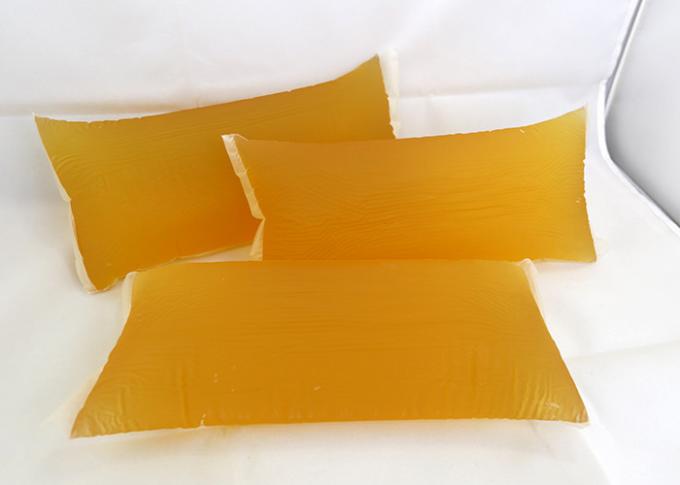 Gelber transparenter fester heißer Schmelzkleber für hygienische Produkt-Baby-Windeln 1