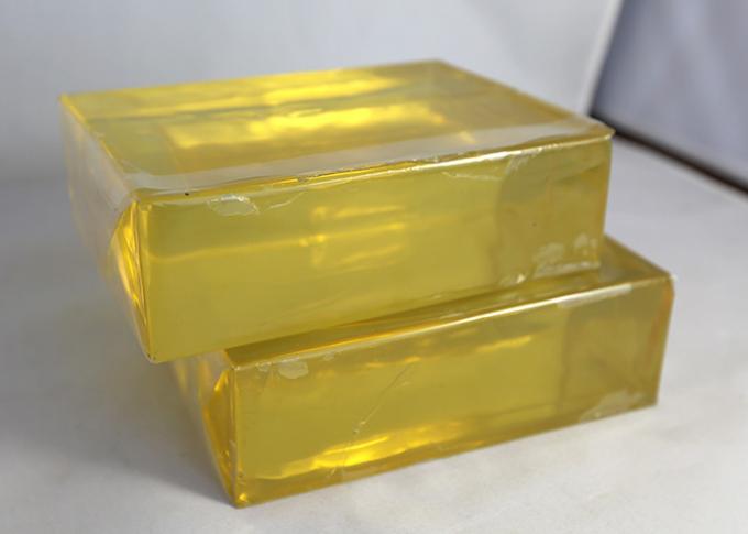 Gelber transparenter synthetischer Gummi-Kleber für Industrie-Bänder 0